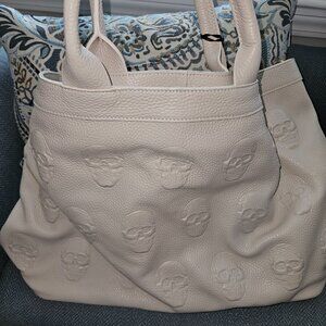 Iopelle Skull bag cream